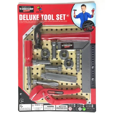 Workshop Deluxe barkács szerszámok játékszett