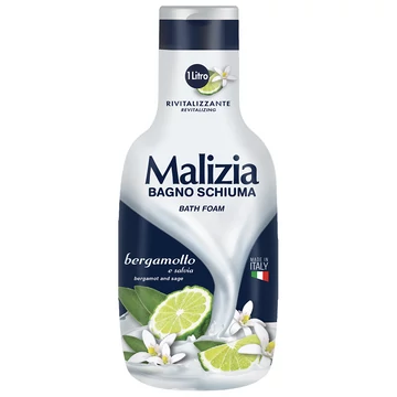 Malizia bergamot&zsálya habfürdő 1L