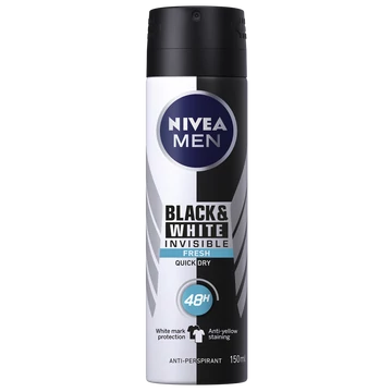 Nivea deo férfi 150ml b&w fresh spray dezodor