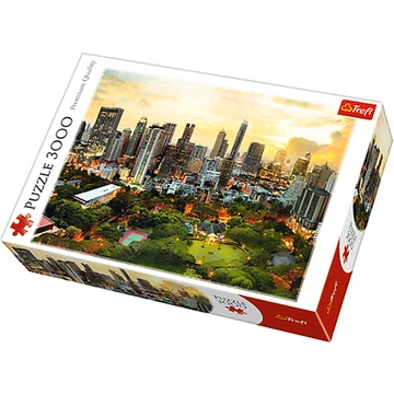 Naplemente Bangkokban 3000db-os prémium puzzle - Trefl