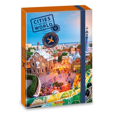 Ars Una: Cities of the World Barcelona városképe füzetbox A/4-es