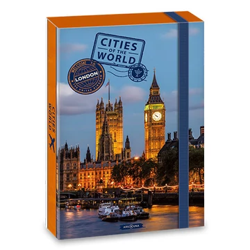 Ars Una: Cities of the World London városképe füzetbox A/4-es