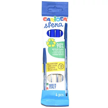 Carioca: Sfera kék golyóstoll 4db-os szett