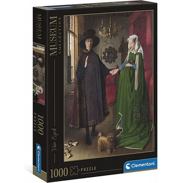 Jan van Eyck: Arnolfini házaspár Múzeum HQC puzzle 1000db-os - Clementoni