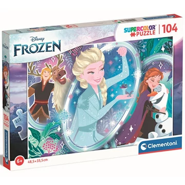 Jégvarázs II: Elza varázslata Supercolor puzzle 104db-os - Clementoni