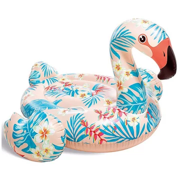 Trópusi flamingó lovaglómatrac 142x437x97cm - Intex