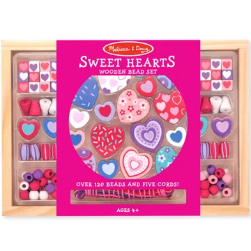 Szívecskés fa gyöngyszett 120 elemmel - Melissa & Doug