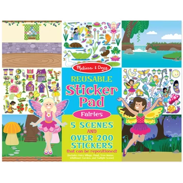 Tündérek újrahasználható matrica szett - Melissa & Doug