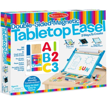 Kétoldalú fa rajztábla játékszett - Melissa & Doug