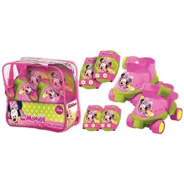 Minnie egér görkorcsolya védőfelszereléssel 22-29 méretben - Mondo Toys