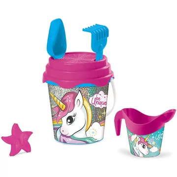 Unikornis homokozó szett vödörrel - Mondo Toys