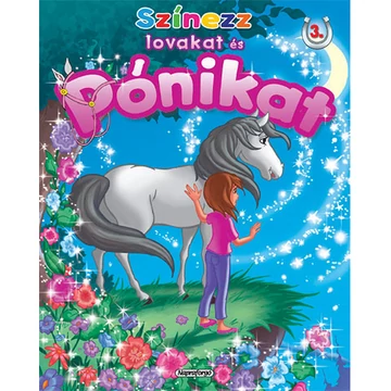 Színezz lovakat és pónikat kifestő - Csillagok