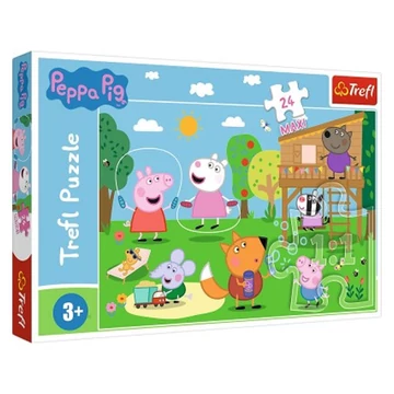 Peppa malac Móka a fűben 24 db-os Maxi puzzle - Trefl