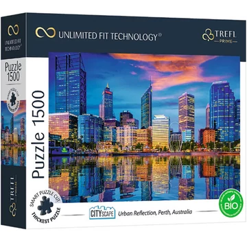 Városi fények Pearth, Ausztrália 1500db-os puzzle - Trefl