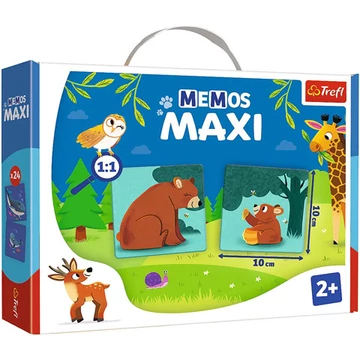 Állatok Maxi memória játék 24db-os - Trefl