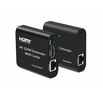 Thunder HDX-120, HDMI hosszabbító adapter, Ethernet + HDMI kimenet (120m)