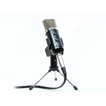 Thunder PC-850B Hangerőszabályzós Podcast, Youtuber, Gamer, TikTok stúdiómikrofon + Állvány