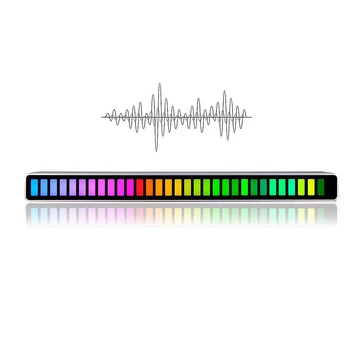 Thunder SDL-32M Hangmegjelenítő Equalizer fényeffekt - Prémium Fém ház (18cm)
