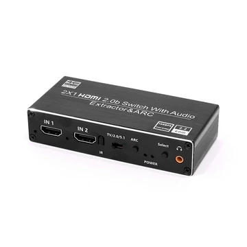 Thunder SWD-201, 2x1 4K HDMI kapcsoló, audio leválasztó