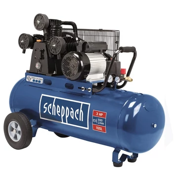 Scheppach HC 550 tc - olajkenésű háromhengeres ékszíjas kompresszor 100 l (5906147901)