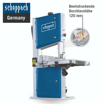 Scheppach szalagfűrész elektromos 230v hbs 261 (5901505901)