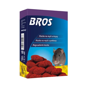 Bros Paraffinos rágcsálóirtó kocka 100 gr. (B054)