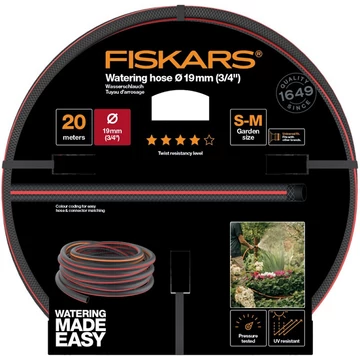 Fiskars Locsolótömlő, 19 mm (3/4'), 20 m Q4 (1027110)