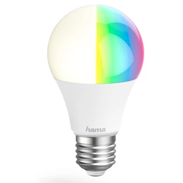 Hama okos wifi led izzó e27 rgb+cct 10w (176597)