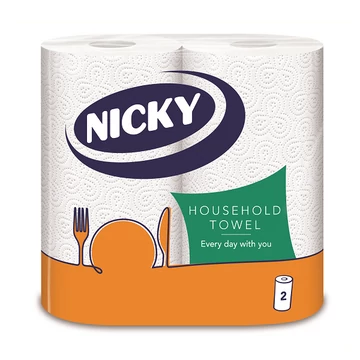 Nicky Household papírtörlő 2 tekercs 2 rétegű 48 lap