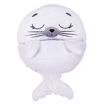 Happy Nappers: Fehér fóka párna hálózsák 137cm