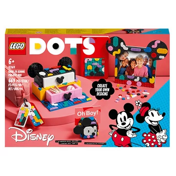 LEGO® DOTS: Mickey egér és Minnie egér tanévkezdő doboz (41964)