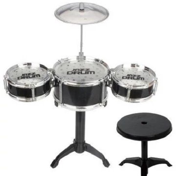 Jazz Drum 4 részes állványos játék dobfelszerelés dobszékkel