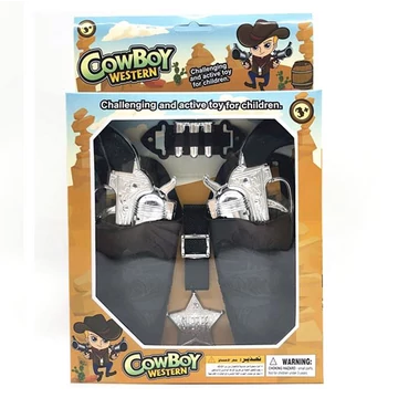 Cowboy Western dupla játék pisztoly szett