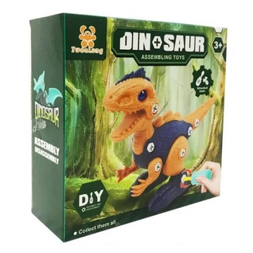 DIY Velociraptor csavarozható dinoszaurusz figura