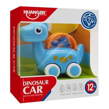 Kék dinoszauruszos bébijárgány 10,5cm