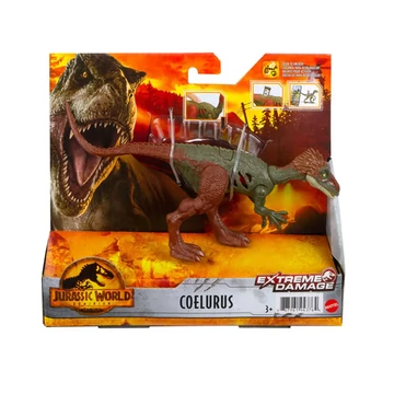 Jurassic World 3 harcoló Coelurus dinoszaurusz figura