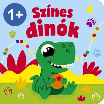 Színes dínók könyv