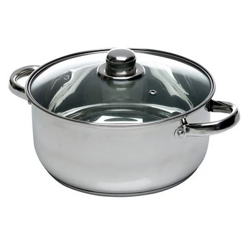 INOX lábas fedővel 2,3L 18cm