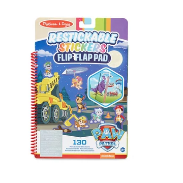 Melissa & Doug: Mancs őrjárat Ultimate Rescue újrahasználható matricás füzet