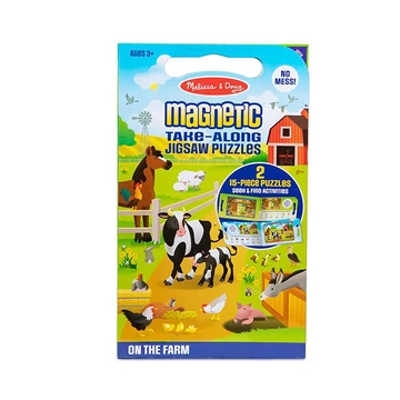 Melissa & Doug: Mágneses farm puzzle