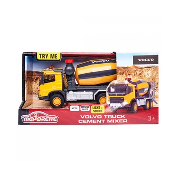 Majorette: Volvo betonkeverő fénnyel és hanggal 19cm- Simba Toys