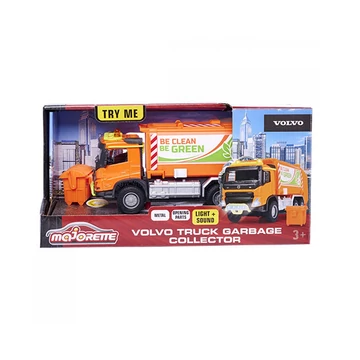 Majorette: Volvo szemétszállító fénnyel és hanggal 19cm - Simba Toys