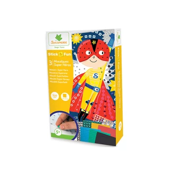 Stick'N Fun mozaikkép készítő készlet - Szuperhősök