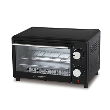 Esperanza Calzone légkeveréses mini sütő, 10 liter, 900 W, fekete