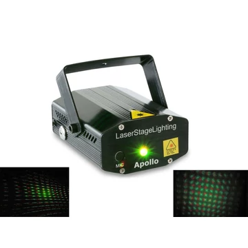 BeamZ Apollo multipoint lézer fényeffekt - RG (2 szín) hang / automata vezérlés (170mW)