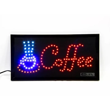M-LED LED tábla, extra erős ledekkel - COFFEE