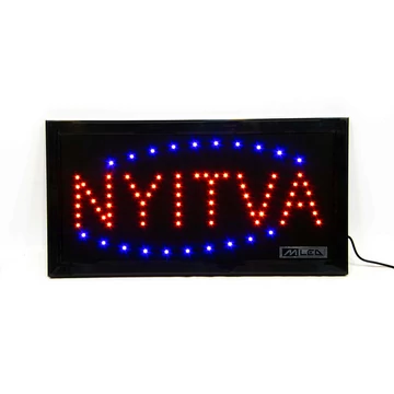 M-LED LED tábla, extra erős ledekkel - NYITVA
