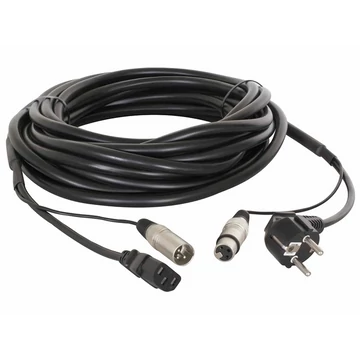 PD Connex CX02-20m AUDIO Jel&amp;Táp Kombikábel (XLR + Schuko + IEC)
