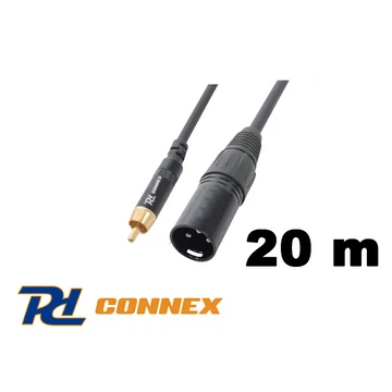 PD Connex CX52-20 jelkábel (RCA - XLR papa) - (20 m)