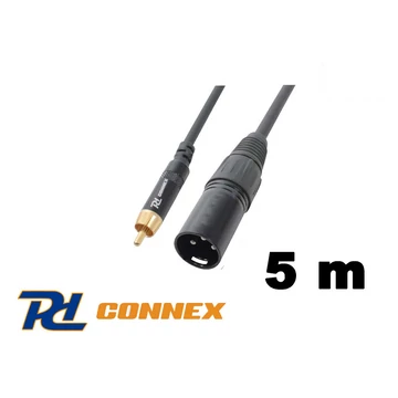 PD Connex CX52-5 jelkábel (RCA - XLR papa) - (5 m)